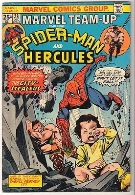 Buy MARVEL TEAM UP Comics SPIDERMAN HERCULES  #28 1974 AMAZING 4.0 VG  • 11.69£