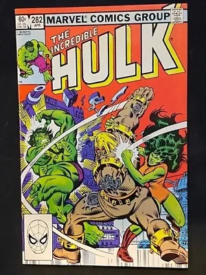 Buy Incredible Hulk 282 - NM - 1st Hulk & She-Hulk Team-up - Disney+ Marvel MCU • 56.30£