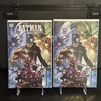 Buy The Batman Who Laughs #6 Mico Suayan  Exclusive Virgin And Trade Variant Set DC • 14.99£