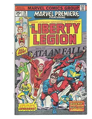 Buy Marvel Premiere #29 1976 VF+/NM- Liberty Legion! Combine Shipping • 11.82£