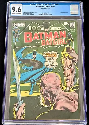 Buy US - Detective Comics 409 - CGC 9.6 - Neal Adams Cover, Batman - DC Comics, 1971 • 252.57£