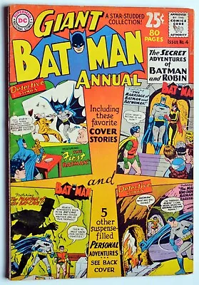 Buy Giant Batman Annual #4 - 1962 - Silver Age • 25£