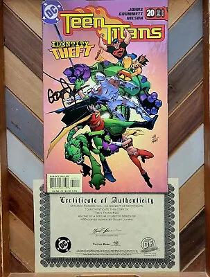 Buy TEEN TITANS #20 (DC 2005) GEOFF JOHNS Signed | Numbered 48/499 Exclusive + COA! • 22.82£