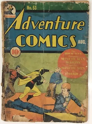Buy Dc Adventure Comics # 53 Fair 1.0 Golden Age Comic 1940 • 396.49£