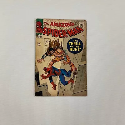 Buy Amazing Spider-Man #34 1966 VG Cent Copy  • 140£