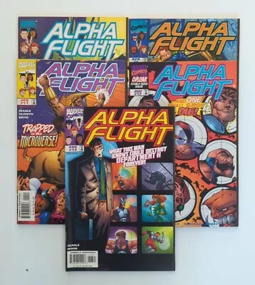 Buy Lot Of 5 1998 Marvel Alpha Flight Volume 2 Comics #8 9 & 11-13 VF/NM • 9.96£