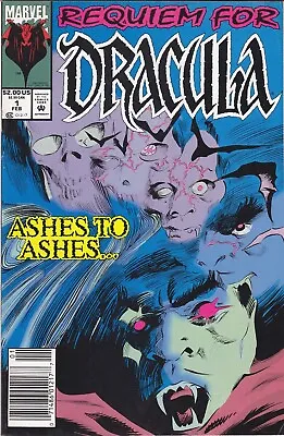 Buy Requiem For Dracula #1 (Newsstand) FN; Marvel | Tomb Of Dracula 69 70 Reprint - • 3£
