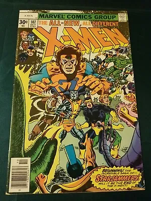 Buy 🔥🗝Uncanny X-Men 107 1st Starjammers Gladiator Marvel Claremont Byrne Wolverine • 158.28£