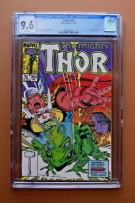 Buy Marvel Comics 1986 The Mighty Thor #364 ~ Thor As A Frog ~ Near Mint+ CGC 9.6  • 120.52£