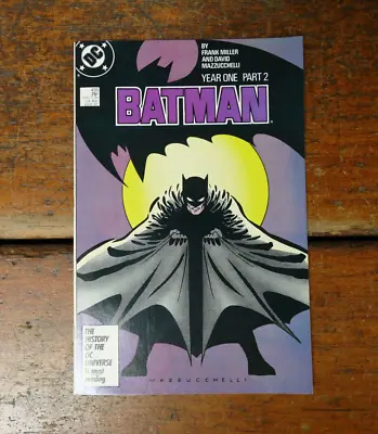 Buy Batman #405 (DC 1987) Year One Part 2! Frank Miller 1st App Of Carmine Falcone! • 15.95£