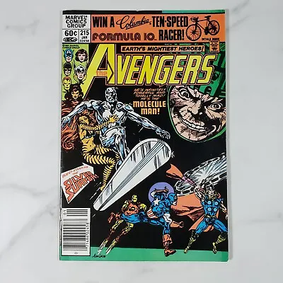 Buy AVENGERS #215 1981 SILVER SURFER Molecule Man TIGRA Thor Iron Man ALAN WEISS Art • 4.74£