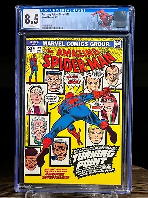 Buy AMAZING SPIDER-MAN #121 June 1973  CGC 8.5 Death Of Gwen Stacy Key Issue • 470.92£