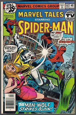 Buy Marvel Tales 102 Vs The Man-Wolf!  (rep Amazing Spider-Man 125)  1979 Fine • 3.91£