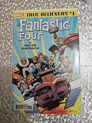 Buy True Believers Fantastic Four By Walter Simonson #1 Marvel Comics • 2£