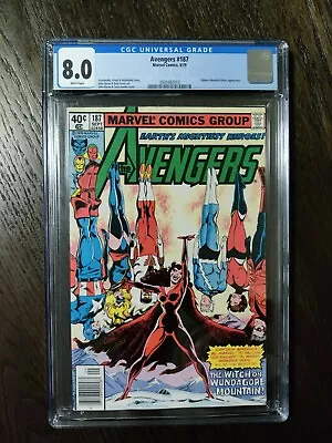 Buy AVENGERS #187, CGC 8.0, WP, 2nd Chthon, Modred, & Bova, Marvel 1979 • 23.32£