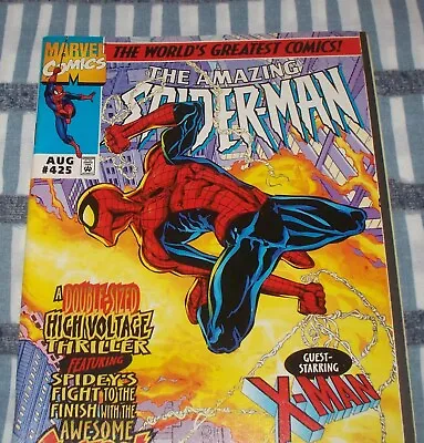 Buy The Amazing Spider-Man #425 Vs. Electro From Aug. 1997 In Fine+ Condition Direct • 11.85£