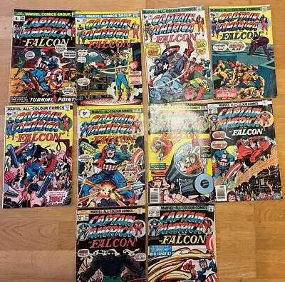 Buy Marvel Comics CAPTAIN AMERICA And The FALCON 1975: Set Of 10 From 159-209 • 17£