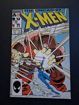 Buy UNCANNY X-MEN Vol.1 #217 (1987) CHRIS CLAREMONT - JUGGERNAUT MARVEL COMICS *B&B* • 4.09£