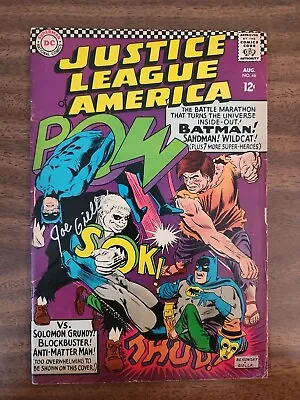 Buy Justice League Of America #46 DC 1966 Silver Age Autographed By Joe Giella • 63.22£