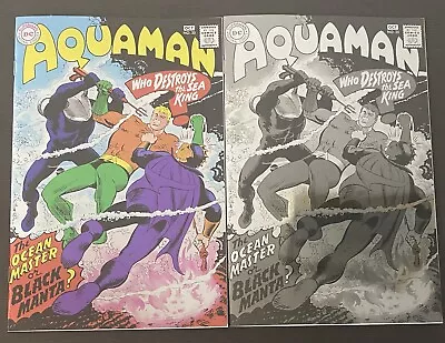 Buy Aquaman #35 DC Silver Foil & Reg Comic Book SET  First Appearance Black Manta • 27.94£