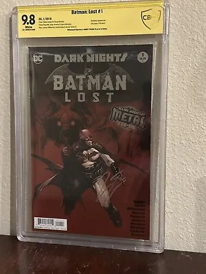 Buy Batman: Lost #1 CBCS 9.8 Signed By James Tynion Foil Cover Dark Nights Metal DC • 92.48£