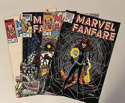 Buy Marvel Fanfare 10-13 (10, 11, 12, 13) Black Widow / 1st Iron Maiden 1983 VF+ • 13.59£