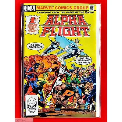 Buy Alpha Flight # 1 1st Issue 1st Print 1 Marvel Comic Bag And Board 1983 (Lot 2306 • 26.99£