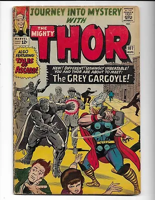 Buy Journey Into Mystery 107 - Vg+ 4.5 - 1st App Of Grey Gargoyle - Thor (1964) • 71.93£