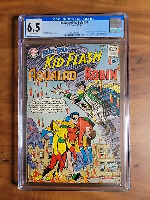 Buy Brave And The Bold #54 (DC 1964) 1st Teen Titans : CGC 6.5 • 458.54£