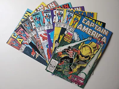 Buy Captain America #339 #340 #341 #342 #343 #344 #345 #347 8 Comic Lot Marvel 1988 • 15.89£