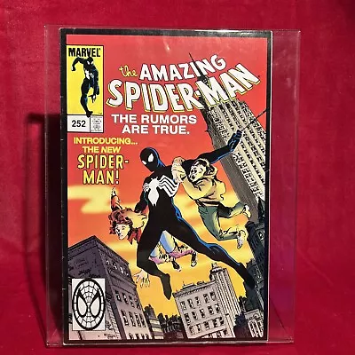 Buy The Amazing Spider-Man #252 Rare Toy-Biz Reprint - 1ST BLACK SUIT (H5) • 71.48£