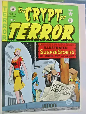 Buy Crypt Of Terror #17 Poster EC Comics Horror Werewolf 13 X9-1/2  Wall Art Creepy • 23.65£