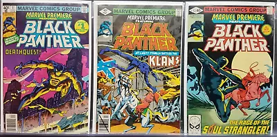 Buy Marvel Premiere #51 Newsstand 52 53 1979 & 80 Black Panther Vs. The Kkk! • 22.41£