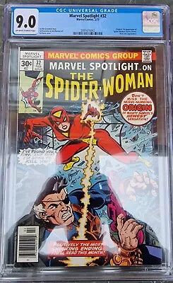 Buy Marvel Spotlight #32 Marvel Comics 1st App Spider-Woman CGC 9.0 • 130£