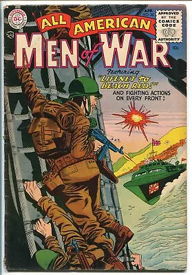 Buy ALL AMERICAN MEN OF WAR #20-1955-WWII-DC-SILVER AGE-RUSS HEATH-JOE KUBERT-vg • 66.03£