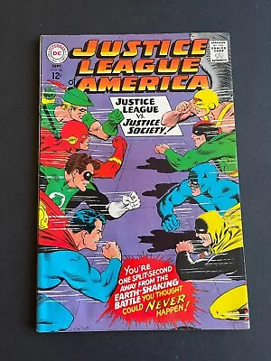 Buy Justice League Of America #56 - JLA Vs Justice Society!(DC, 1967) F/VF • 30.41£