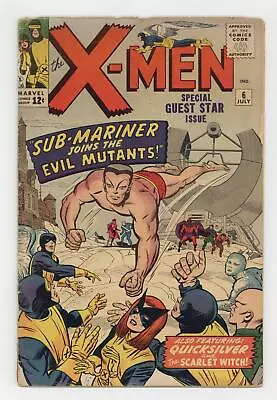 Buy Uncanny X-Men #6 GD 2.0 1964 • 167.90£