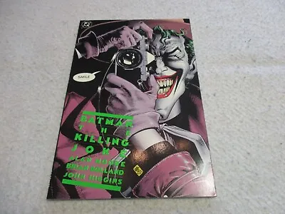 Buy Dc Comics Batman The Killing Joke 1st Print Nice Shape • 35.85£