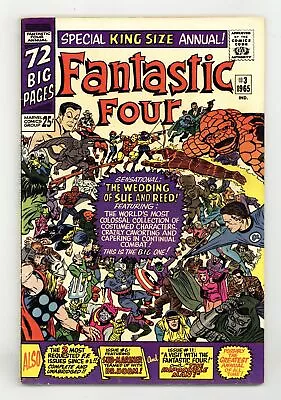 Buy Fantastic Four Canadian Price Variant Annual #3 VG 4.0 1965 • 123.93£