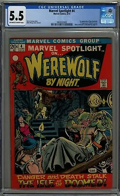 Buy Marvel Spotlight #4 Cgc 5.5 Off-white To White Pages 1972 • 59.38£