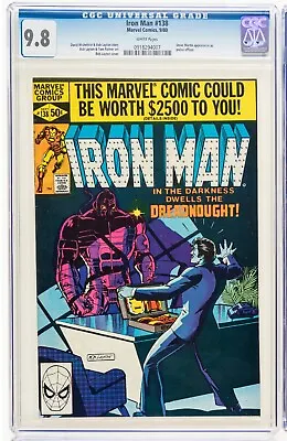 Buy 🔥 Iron Man #138 CGC 9.8 Bronze Age 1980 Steve Martin App MARVEL Comics Avengers • 143.16£