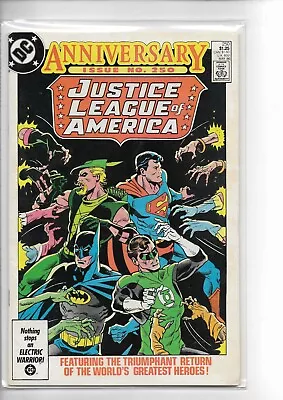 Buy Justice League Of America  #250.  1st Series .nm  £6.50. Anniversary Issue • 6.50£