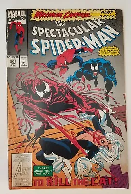 Buy Spectacular Spider-Man #201 (Marvel Comics, 1993) Maximum Carnage, Venom, FAIR • 2.02£
