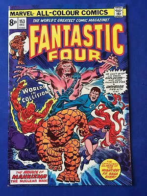 Buy Fantastic Four #153 VFN+ (8.5) MARVEL ( Vol 1 1974) (C) • 19£