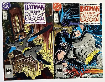 Buy BATMAN Ten Nights Of The Beast Part One & Four (1988) DC Comics #417 & 420 • 11.85£