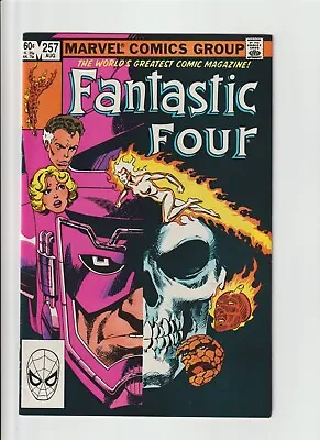 Buy Fantastic Four  257 -  John Byrne Galactus Cover - Marvel Comics 1983 • 8.69£