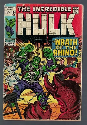 Buy Marvel Comics Hulk 142 Wrath Of The Rhino Battles Avengers 4.0 VG • 21.99£