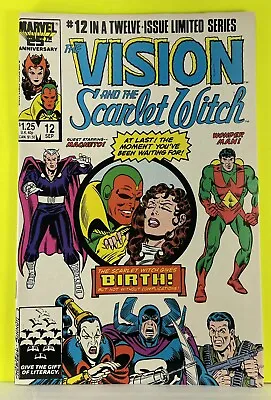 Buy Vision And The Scarlet Witch 12 🔥NM🔥1st Appearance Of Wiccan & Speed Marvel • 29.98£