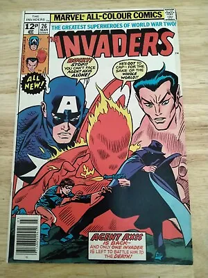 Buy The Invaders # 26 : Marvel Comics March 1978 : Classic Bronze Age Comic  • 4.99£