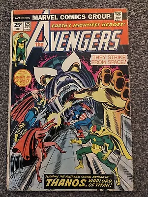 Buy The Avengers 125 Marvel 1974. Thanos • 9.98£